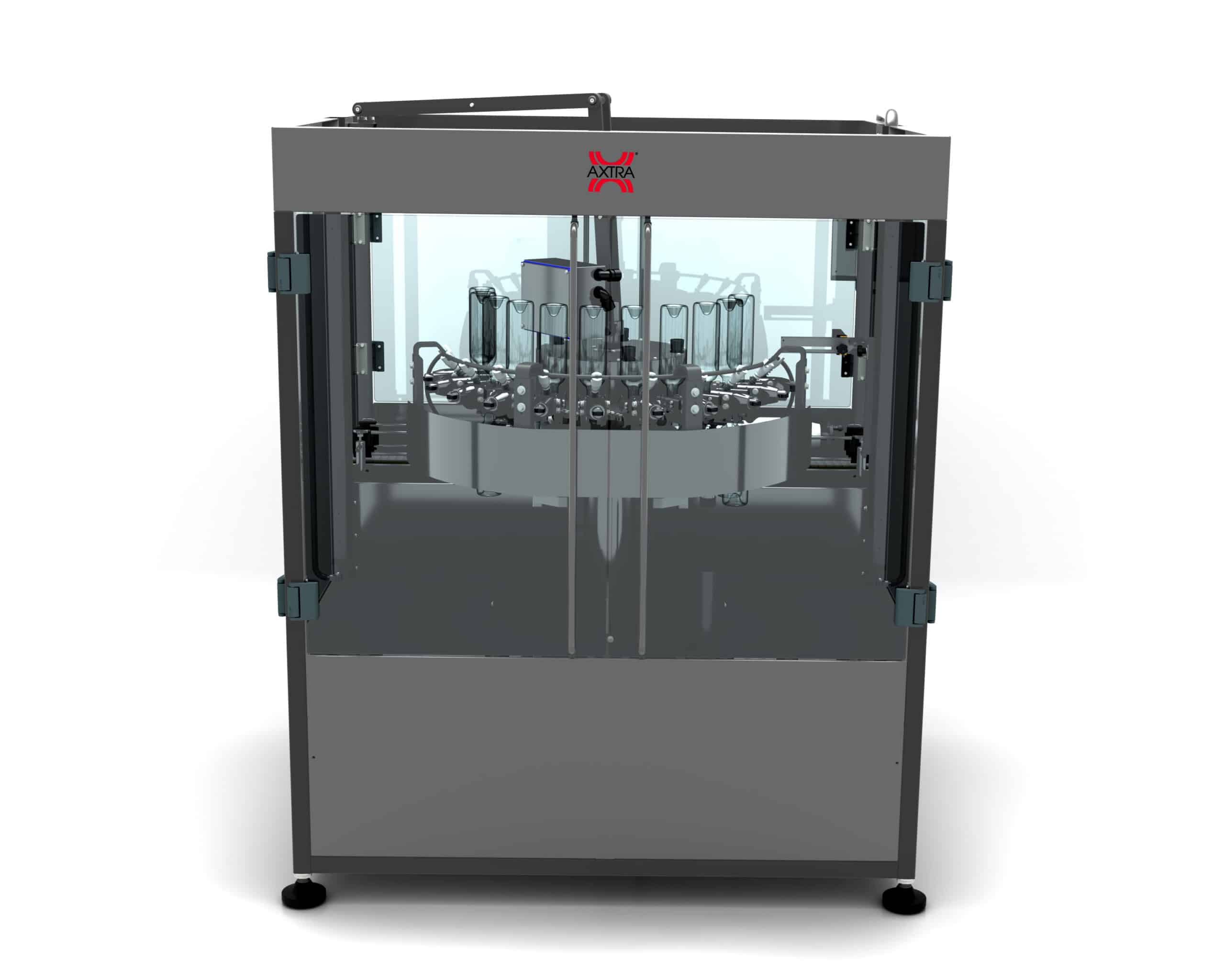 AXTRA industrial packaging for modular bottling and packaging lines in the USA