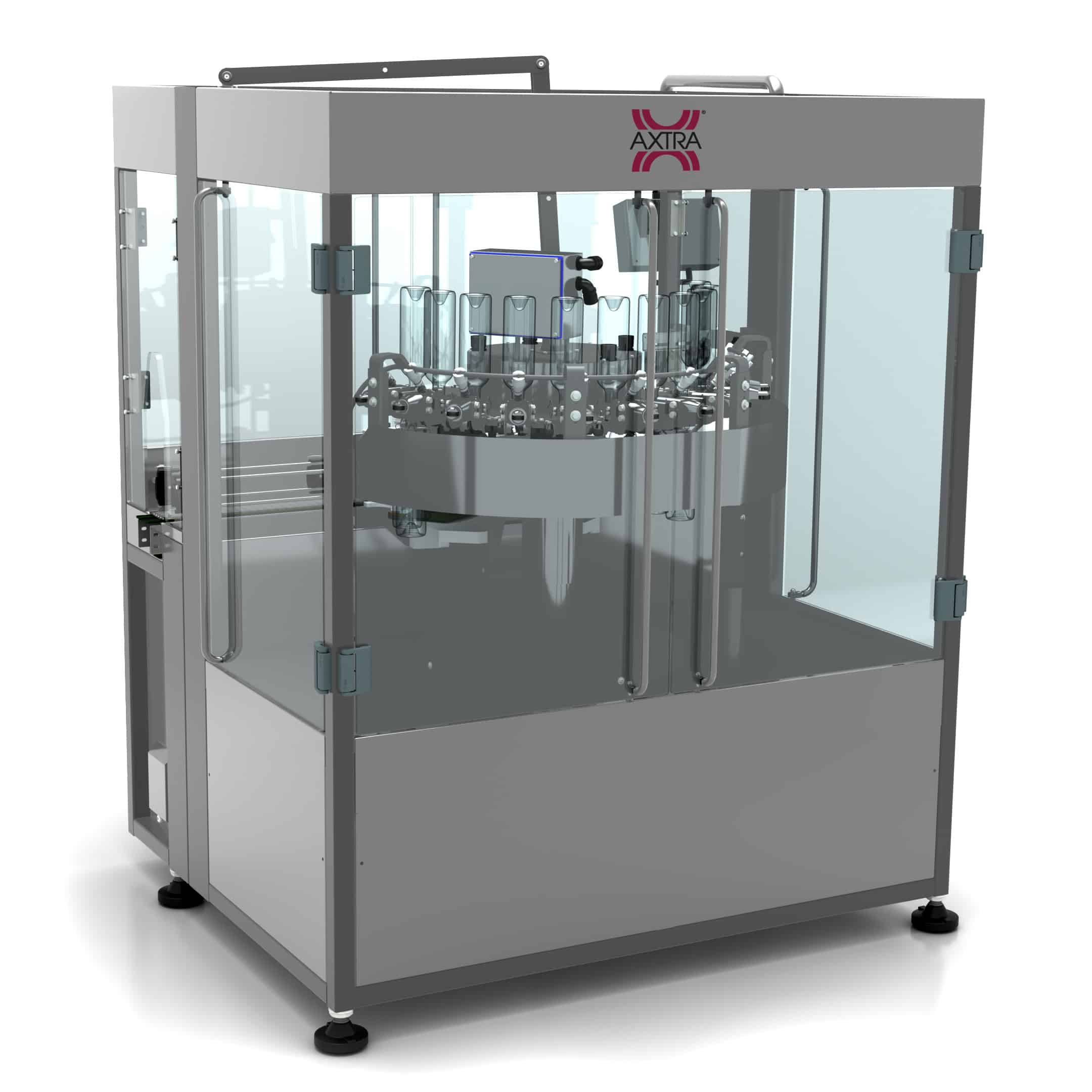 AXTRA industrial packaging for modular bottling and packaging lines in the USA