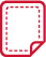 Icon representing AXTRA pre-cut self-adhesive pressure-sensitive labels