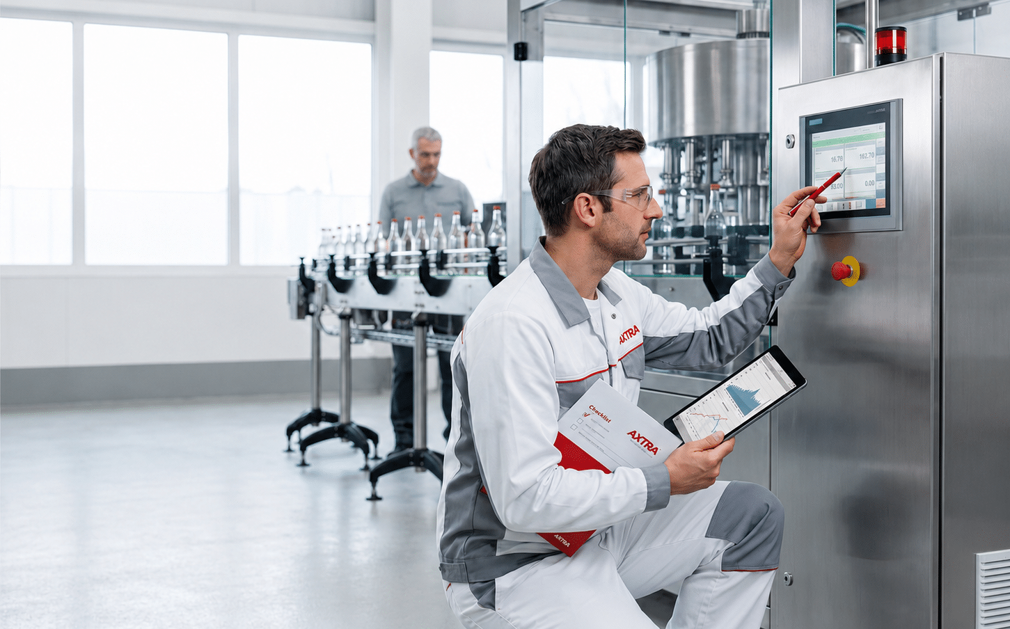 AXTRA media asset associated with packaging machine and complete bottling, packaging and industrial automation lines.