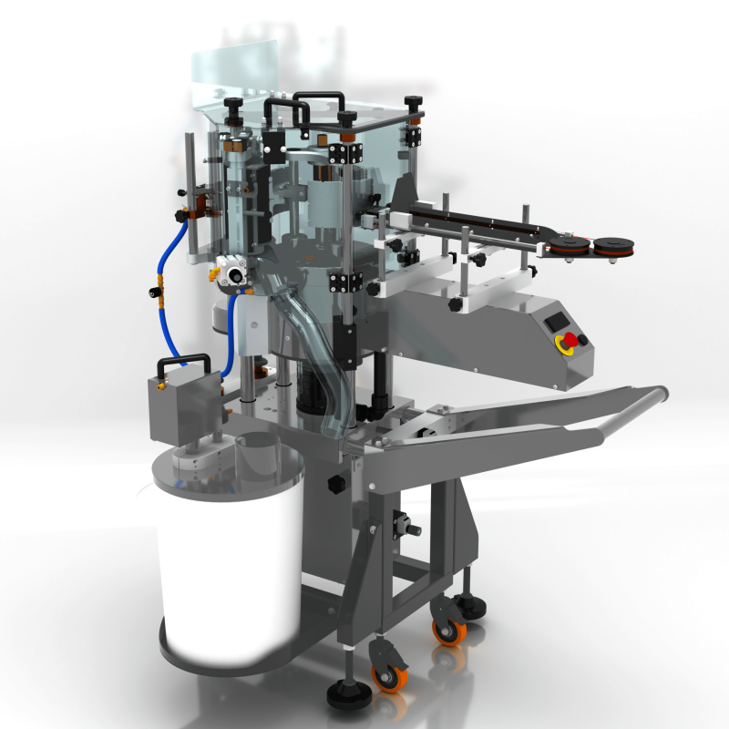 AXTRA cold glue application unit accessory with glue reservoir and application head