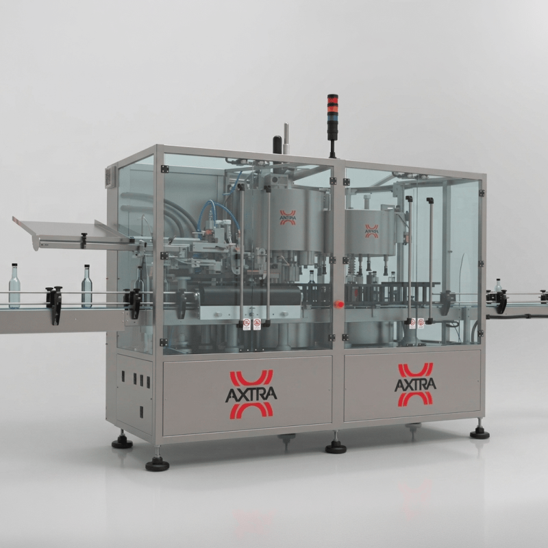 AXTRA media asset associated with bottle capping and bottle capping, closure and cap handling systems.