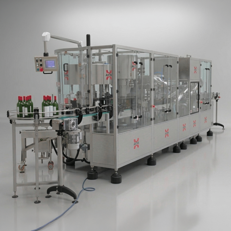 AXTRA media asset associated with bottle capping and bottle capping, closure and cap handling systems.